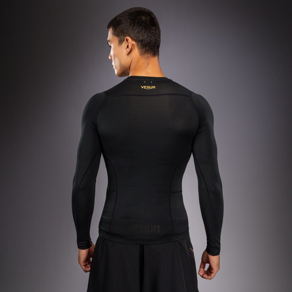 Рашгард Venum G-Core Long Sleeve - Black/Gold