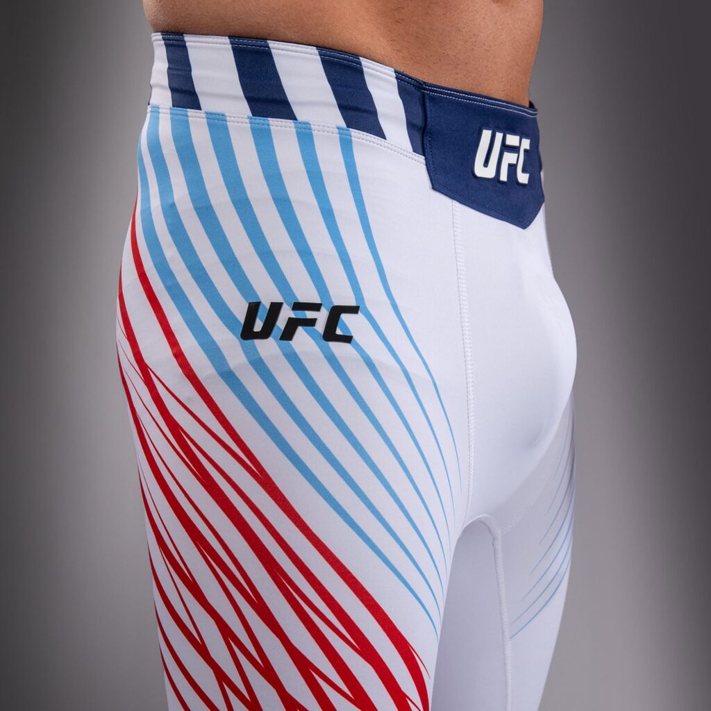 Шорты Men's Official UFC Freedom 250 by Venum White Authentic Fight Night Vale Tudo