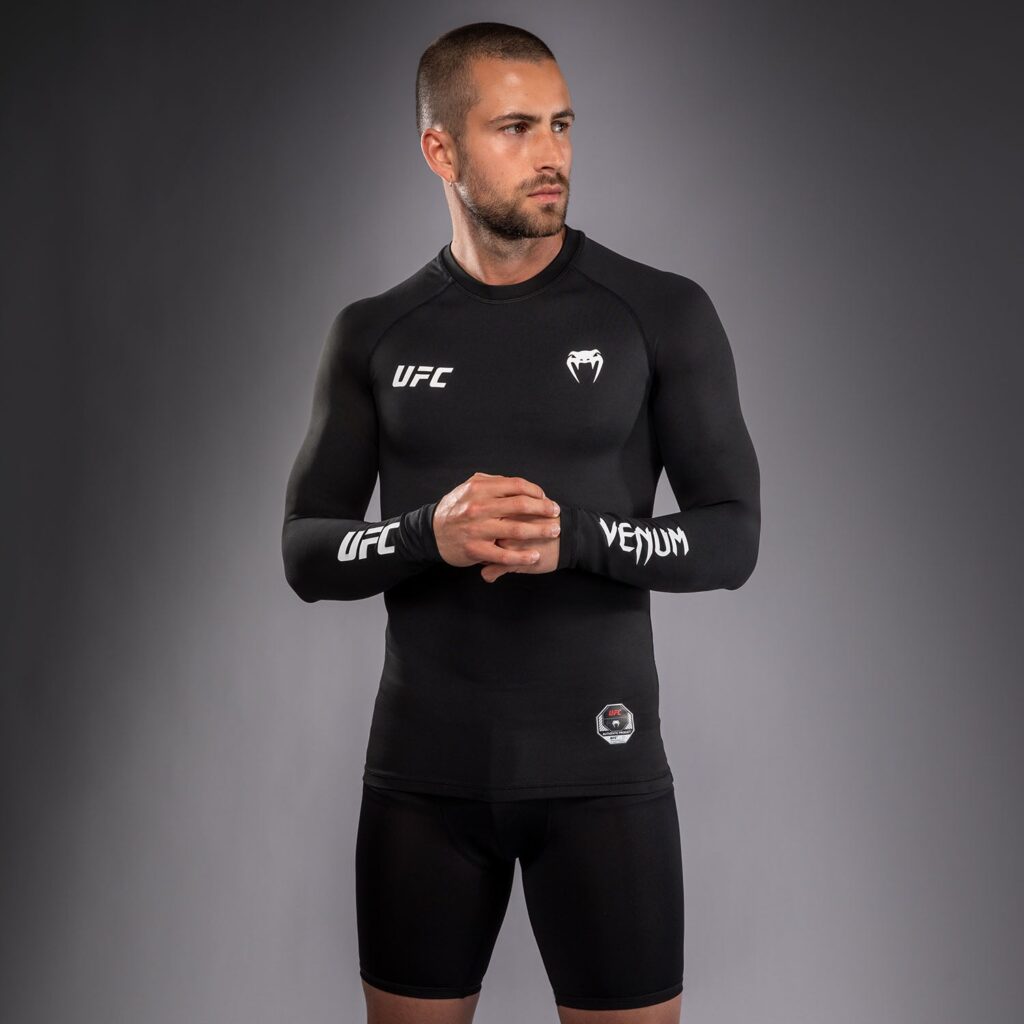 Рашгард Venum UFC Unity by Venum Authentic Fight Week Men's Performance Long Sleeve - Black
