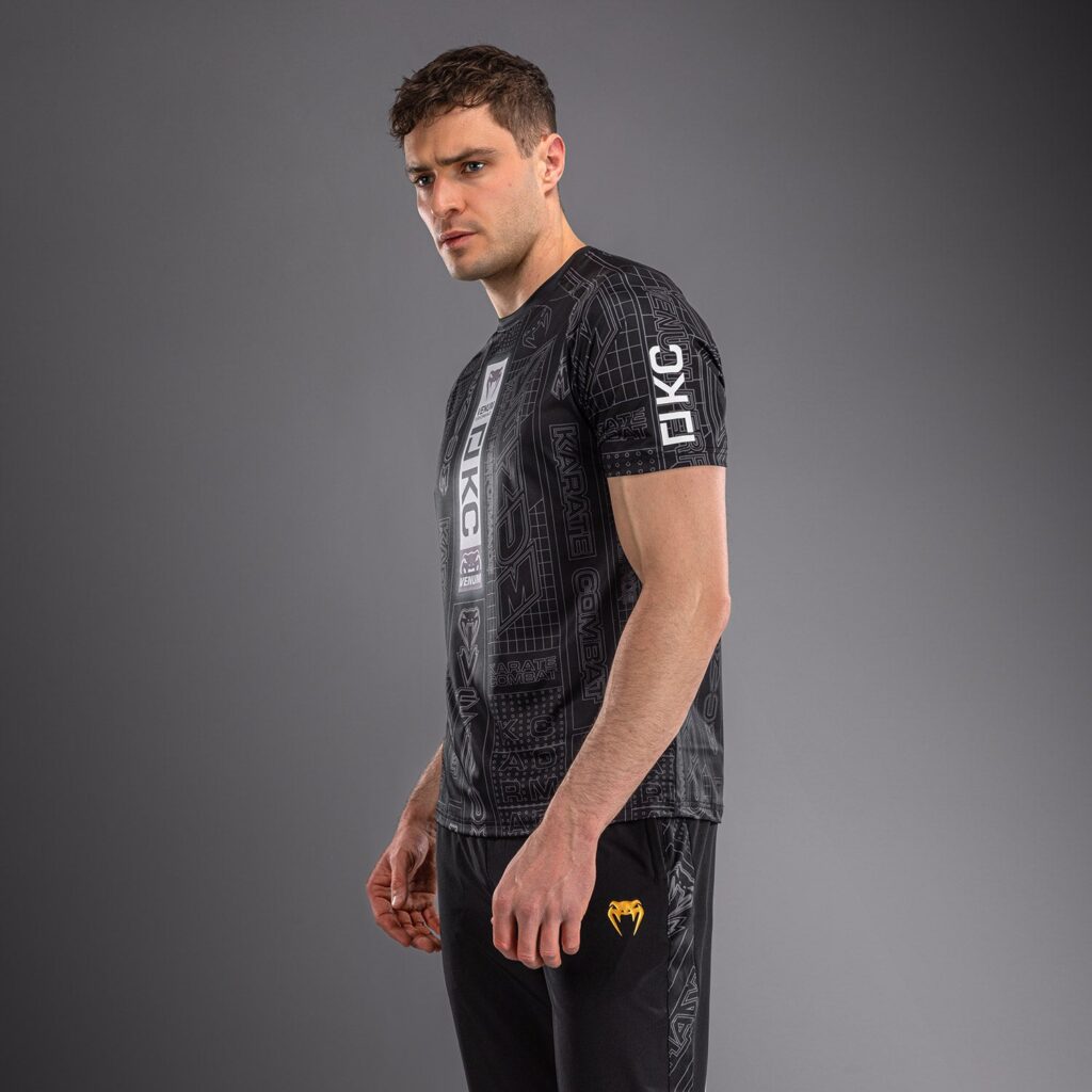 Футболка Karate Combat by Venum Dry-Tech - Black/Grey