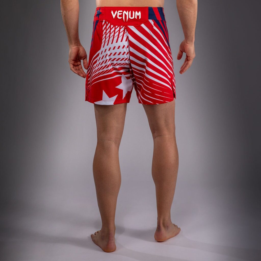 Шорты Men's Official UFC Freedom 250 by Venum Red Personalized Authentic Fight Night Fit Fight Short