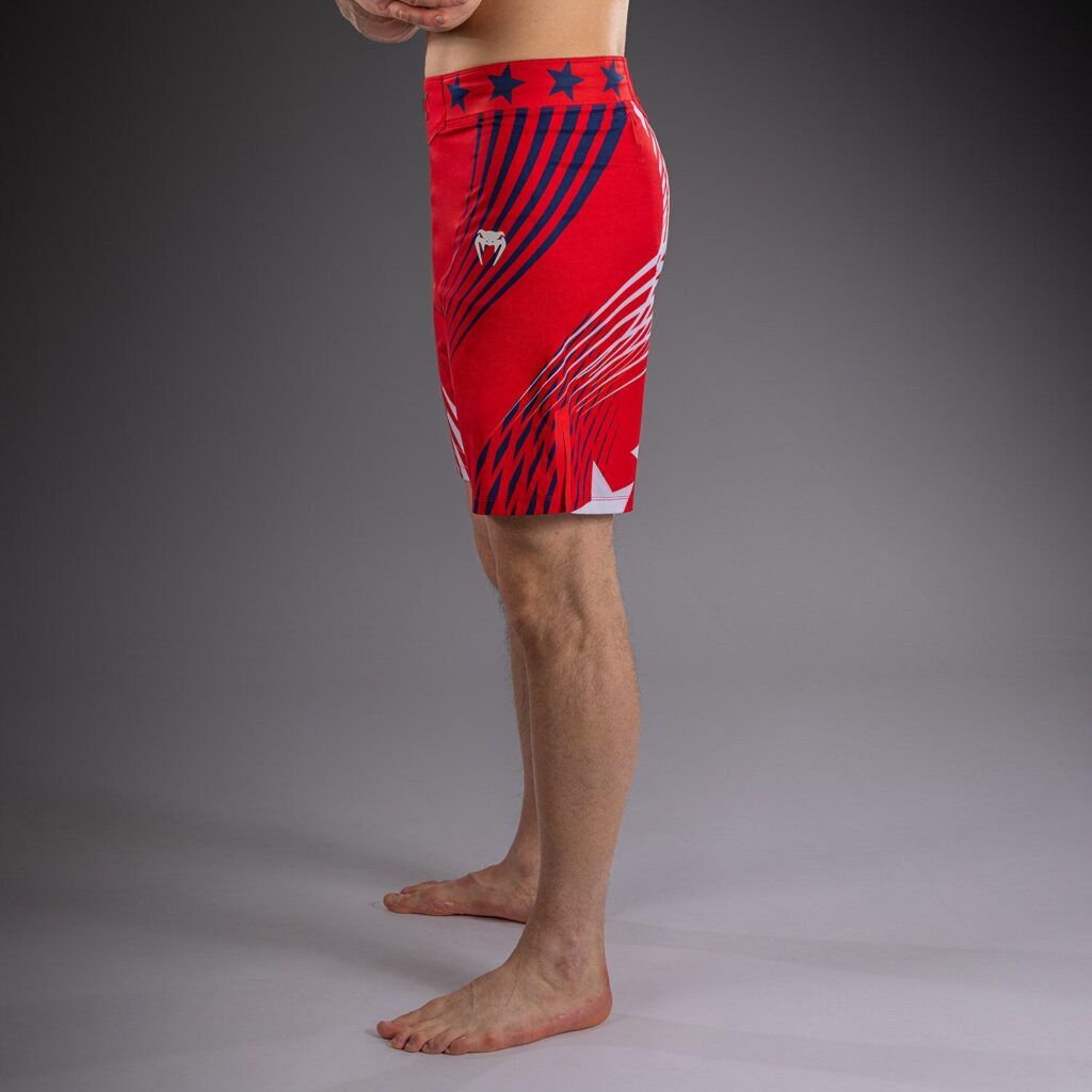 Шорты Men's Official UFC Freedom 250 by Venum Red Authentic Fight Night Long Fit Fight
