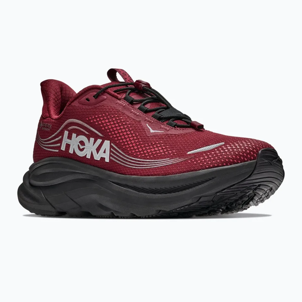 Кроссовки для бега HOKA Clifton 11 GTX varsity burgundy/carbon black