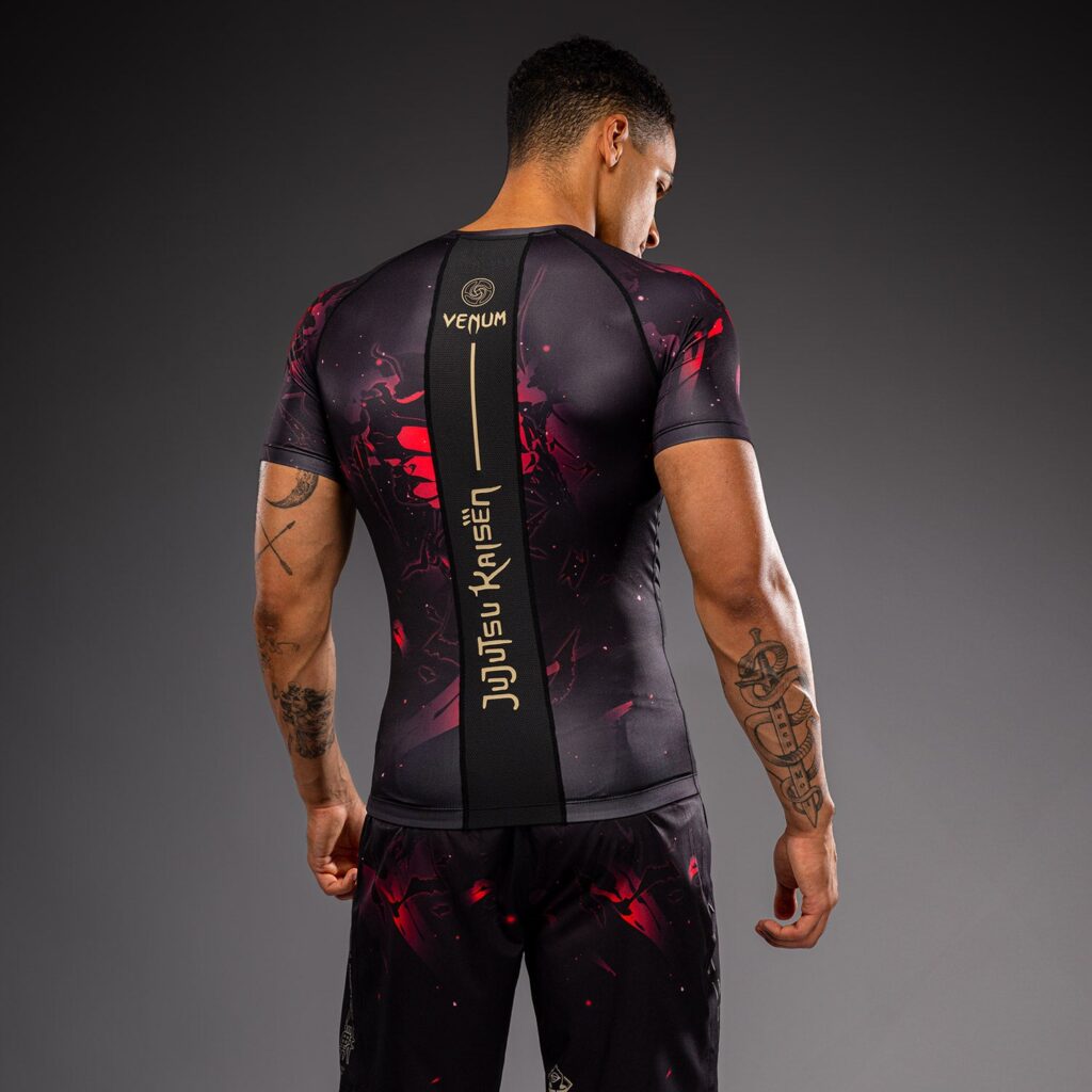 Рашгард Jujutsu Kaisen x Venum Itadori Short Sleeve - Black/Red
