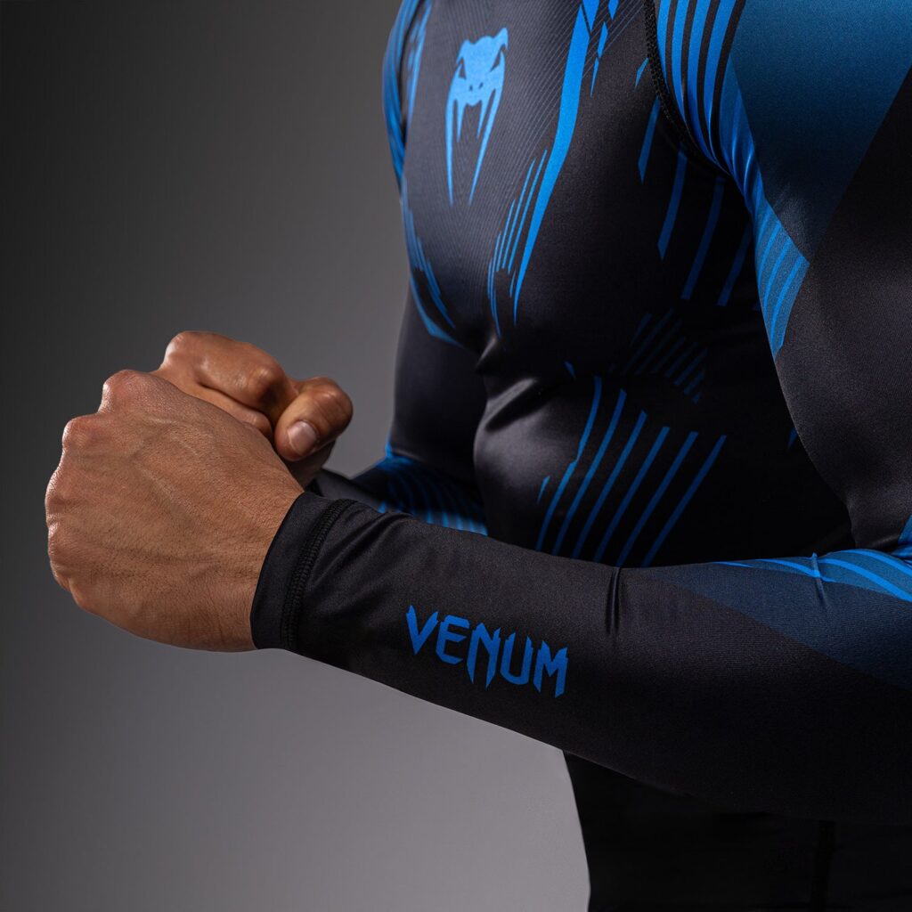 Рашгард Venum No-Gi 6.0 Long Sleeve - Black/Blue