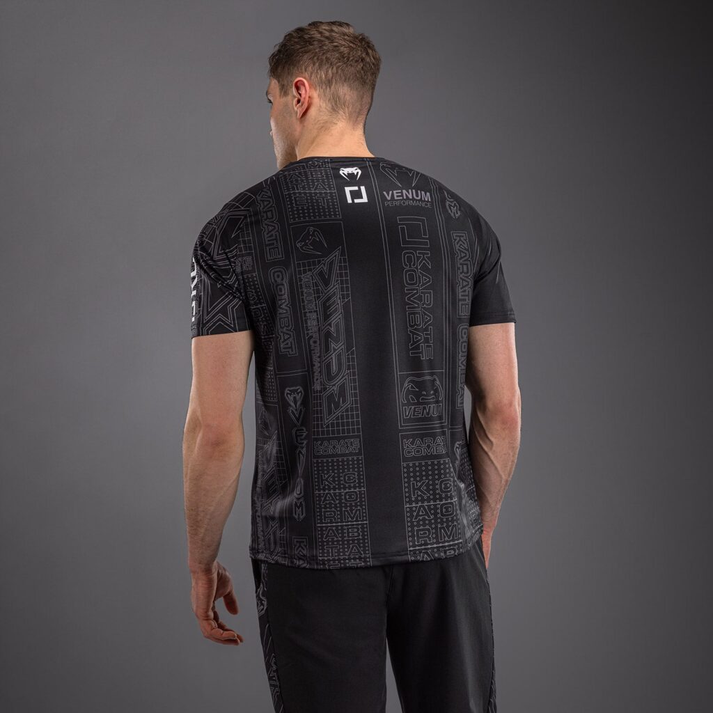 Футболка Karate Combat by Venum Dry-Tech - Black/Grey