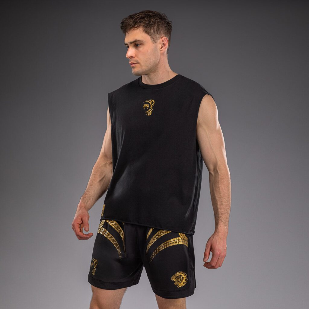 Футболка Venum x Mike Tyson Tiger Sleeveless - Black/Gold