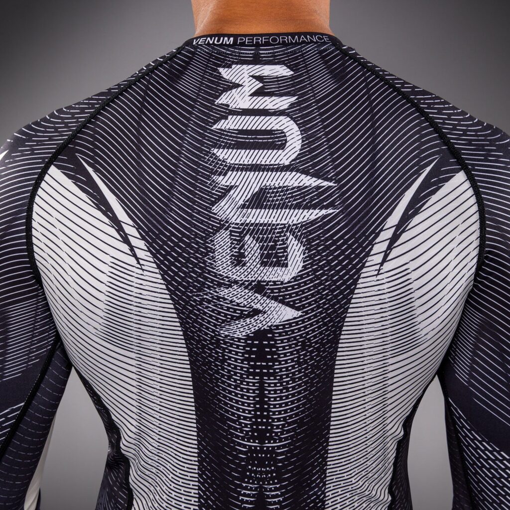 Рашгард Venum Galactic 3.0 Long Sleeve - Off-White/Black