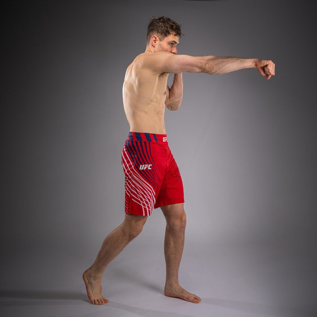 Шорты Men's Official UFC Freedom 250 by Venum Red Authentic Fight Night Long Fit Fight