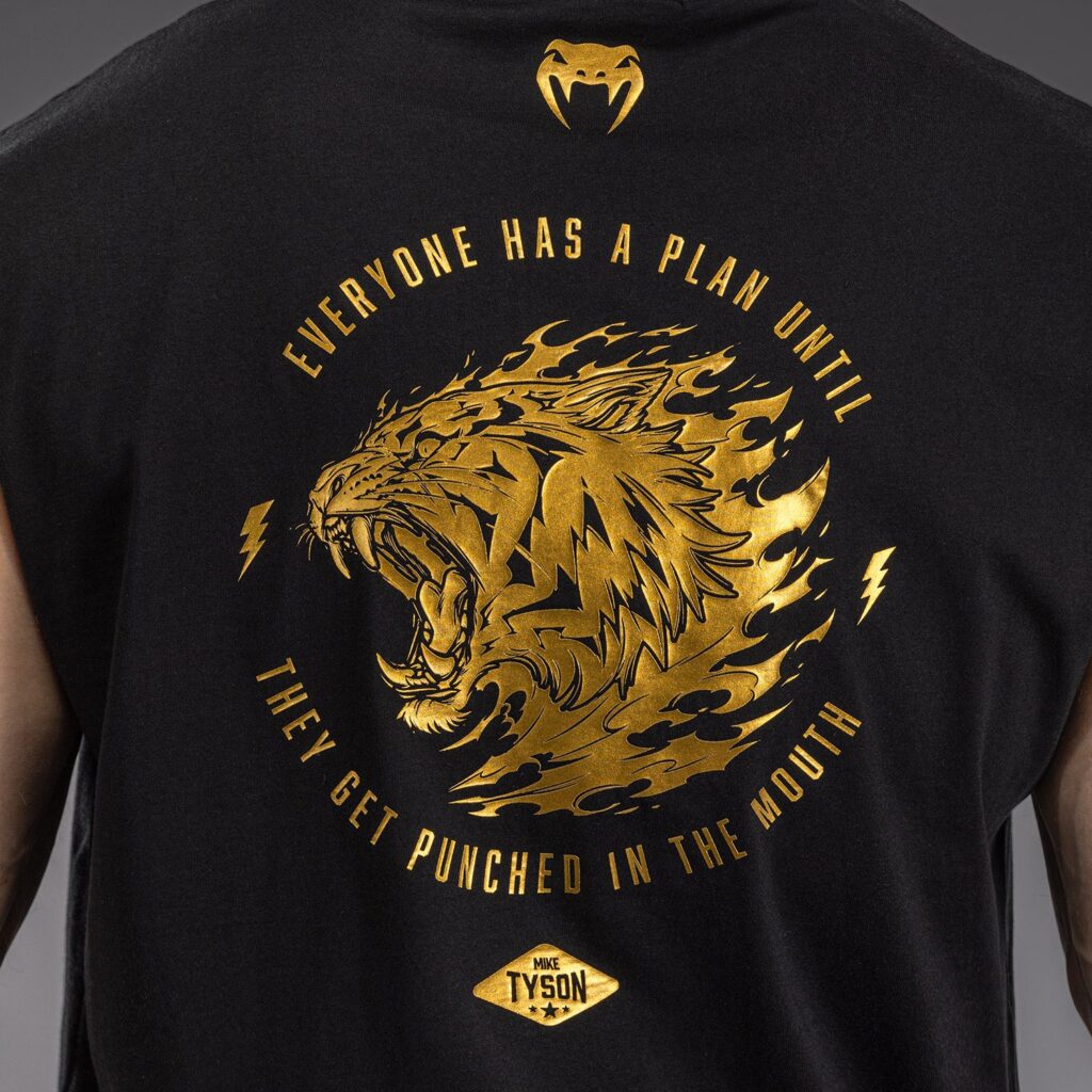 Футболка Venum x Mike Tyson Tiger Sleeveless - Black/Gold