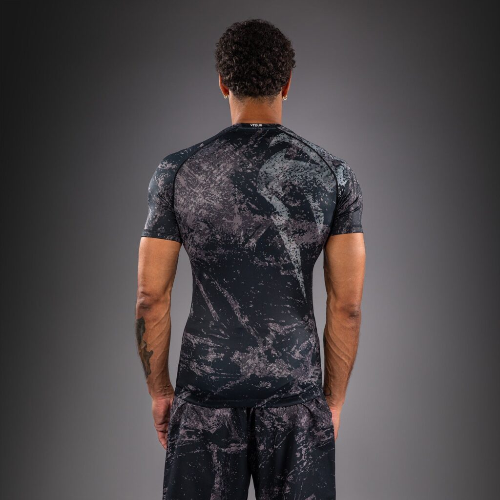 Рашгард Venum Rage & Workout Short Sleeve - Black/Grey