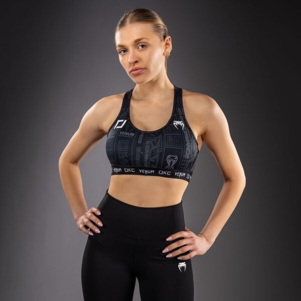 Karate Combat by Venum Sports Bra - Black/Grey