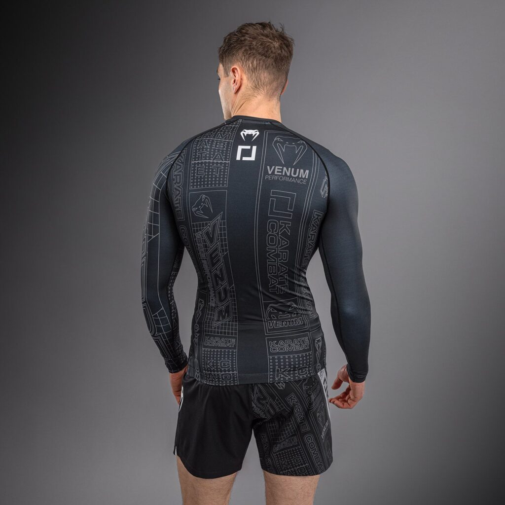 Рашгард Karate Combat by Venum Long Sleeve - Black/Grey