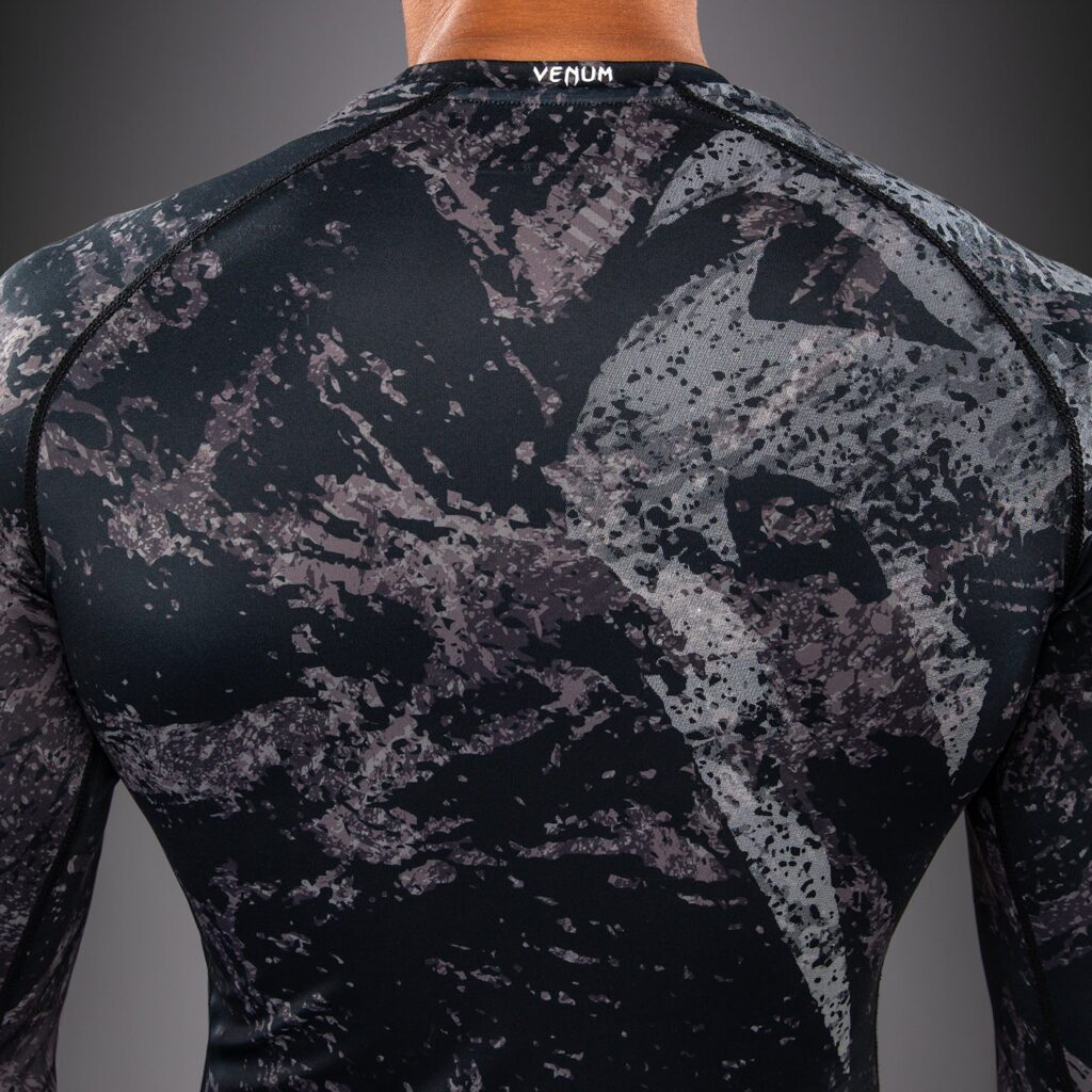 Рашгард Venum Rage & Workout Long Sleeve - Black/Grey
