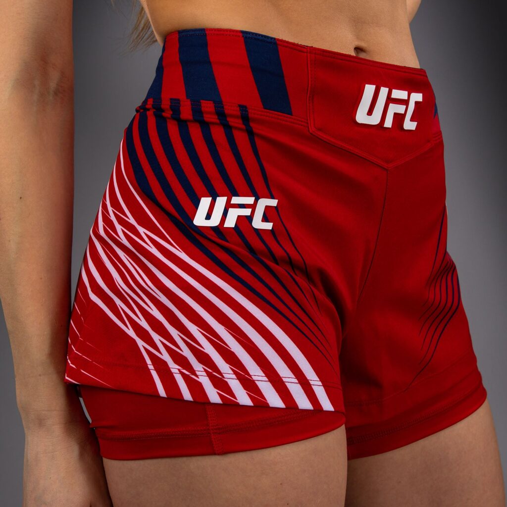Шорты Women's Official UFC Freedom 250 by Venum Red Authentic Fight Night Fight