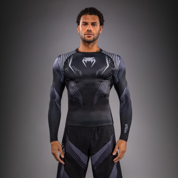 Рашгард Venum No-Gi 6.0 Long Sleeve - Black/Grey