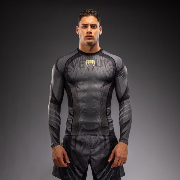 Рашгард Venum Galactic 3.0 Long Sleeve - Black/Gold