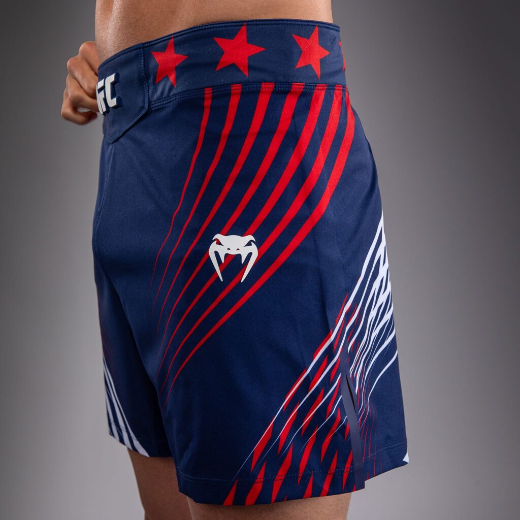 Шорты Men's Official UFC Freedom 250 by Venum Blue Authentic Fight Night Fit Fight Short