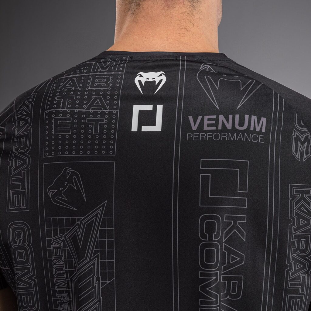 Футболка Karate Combat by Venum Dry-Tech - Black/Grey