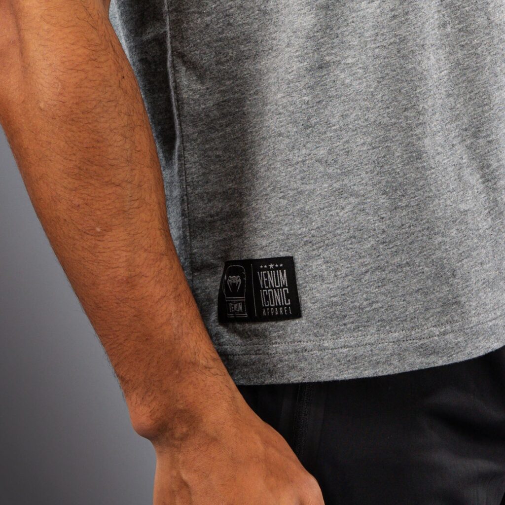 Футболка Venum Fight Icon Cotton - Light Heather Grey