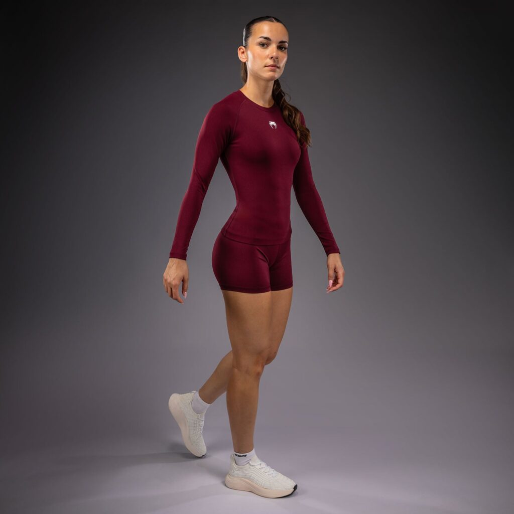Рашгард Venum Aero XT Long Sleeve - Plum