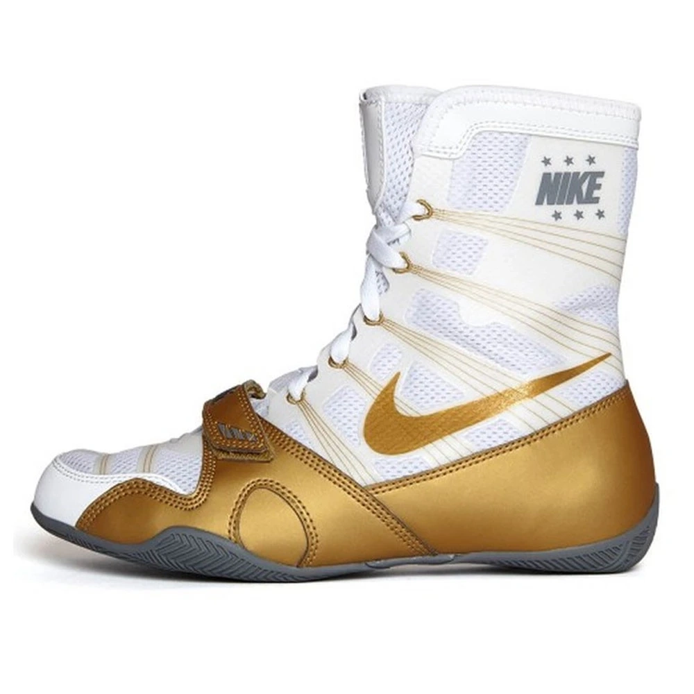 Боксёрки Nike HyperKO - White/Metallic Gold