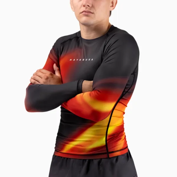 Рашгард Hayabusa Men’s Apex Nova Long Sleeve - Sunburst Orange