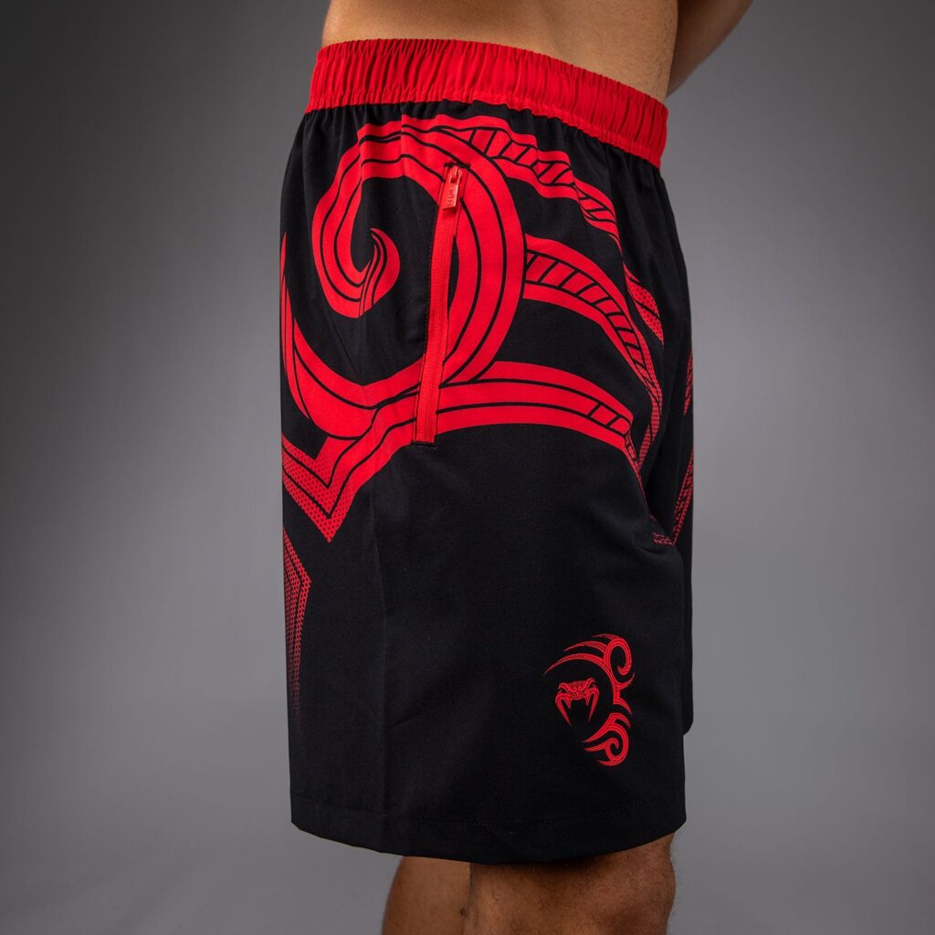 Шорты Venum x Mike Tyson Tiger Training - Deep Black/Intense Red