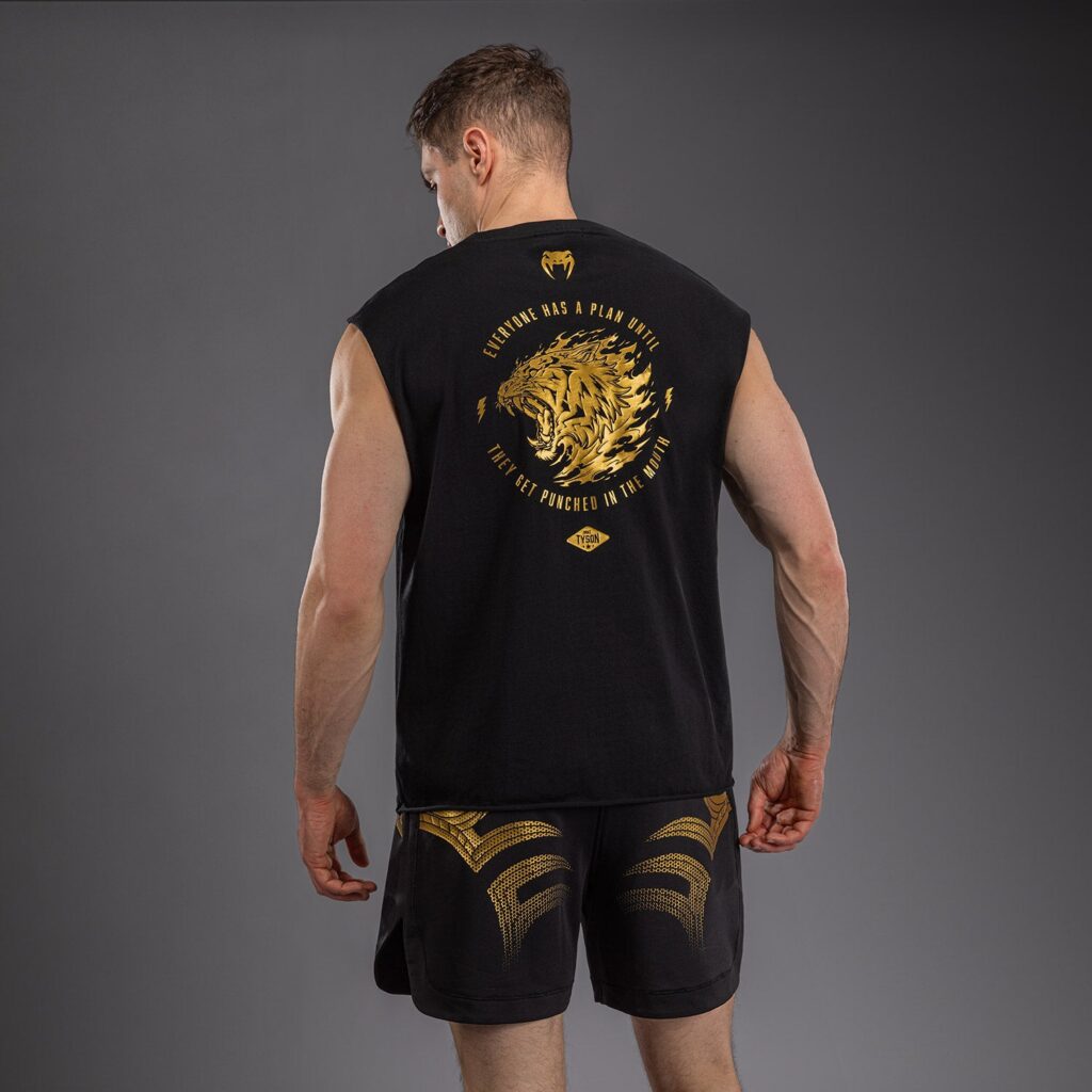 Футболка Venum x Mike Tyson Tiger Sleeveless - Black/Gold