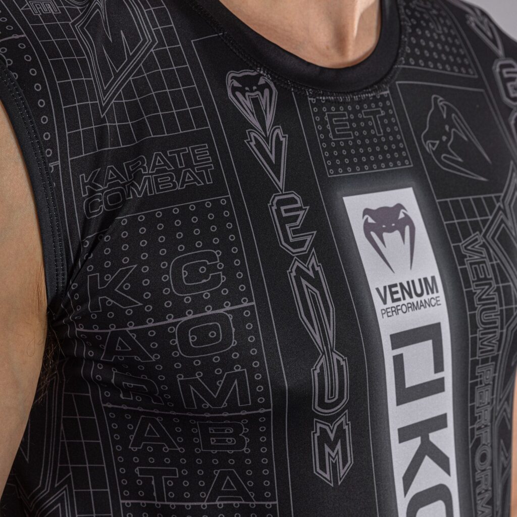 Футболка Karate Combat by Venum Dry-Tech Tank Top - Black/Grey