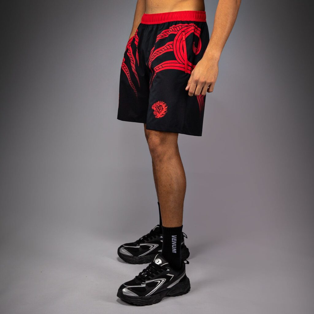 Шорты Venum x Mike Tyson Tiger Training - Deep Black/Intense Red