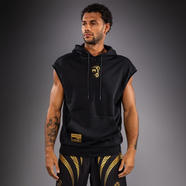 Худи Venum x Mike Tyson Tiger Sleeveless - Black/Gold