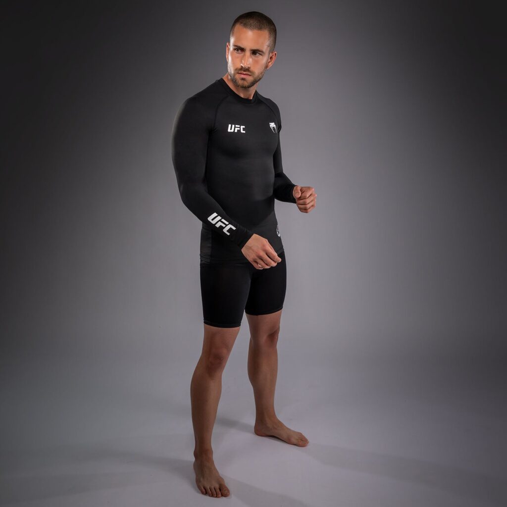 Рашгард Venum UFC Unity by Venum Authentic Fight Week Men's Performance Long Sleeve - Black