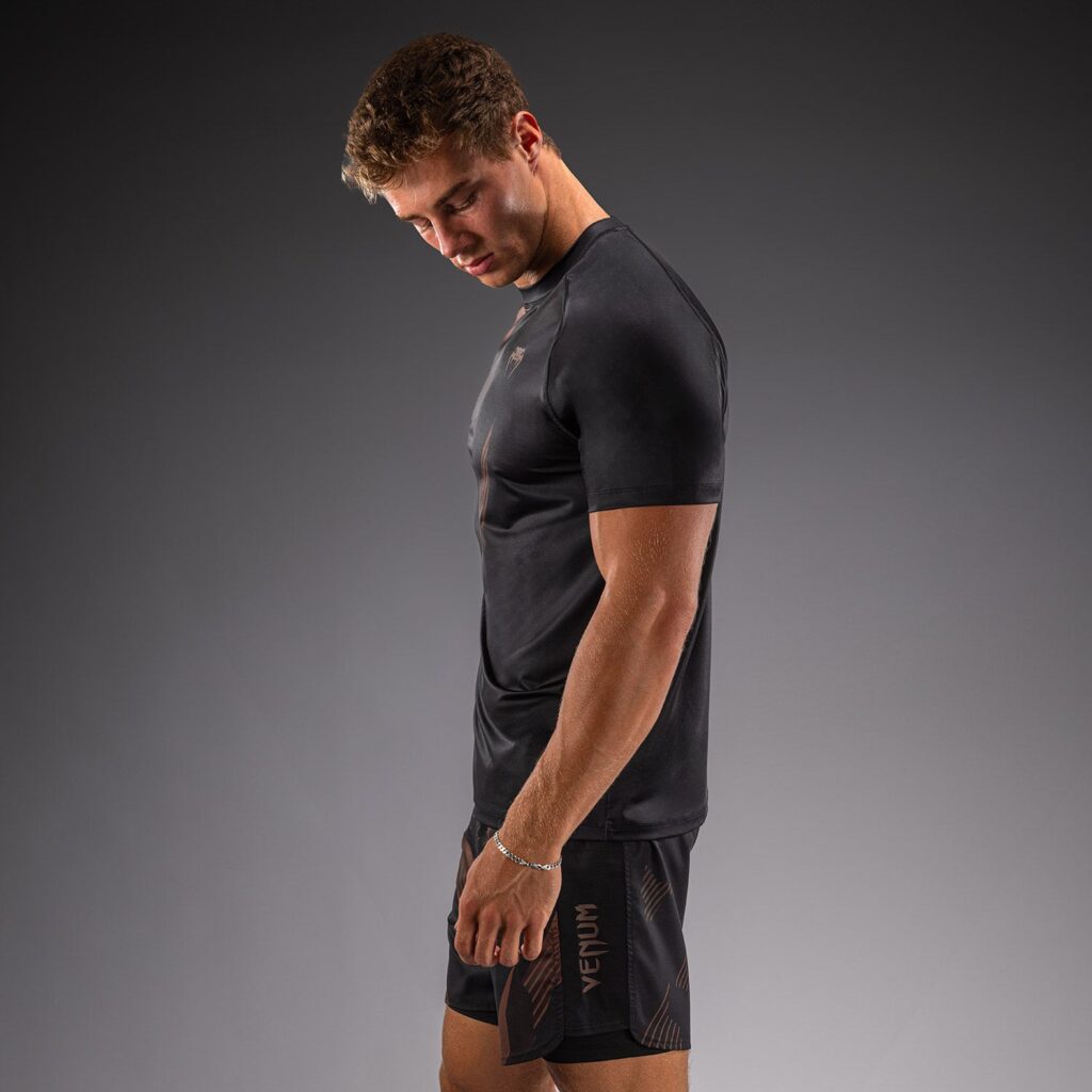Футболка Venum No- 6.0 Dry Tech - Black/Brown