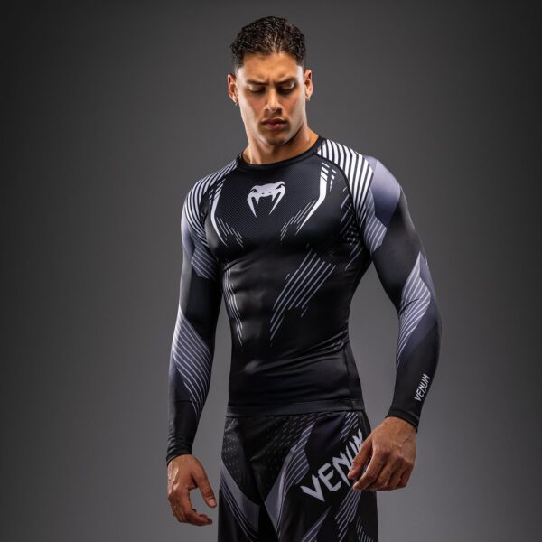 Рашгард Venum No-Gi 6.0 Long Sleeve - Black/White