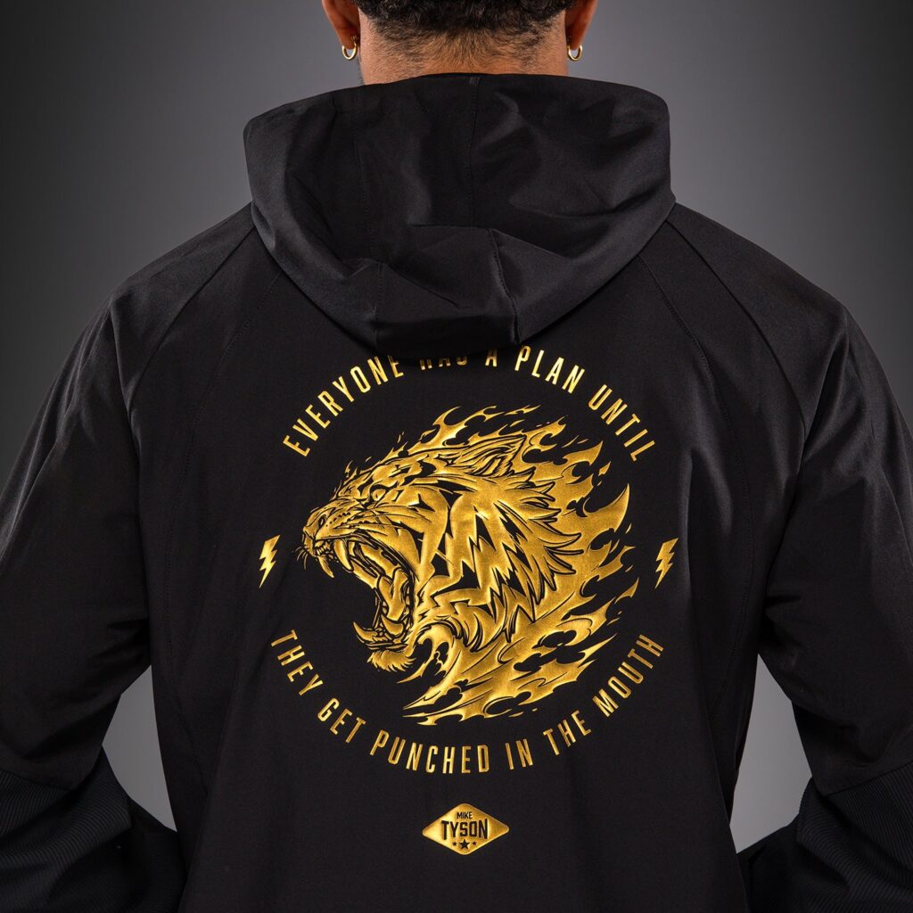 Куртка Venum x Mike Tyson Tiger Track - Black/Gold