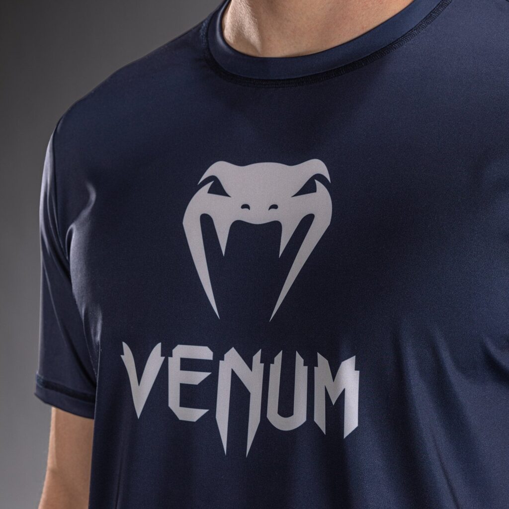 Футболка Venum Classic Dry Tech - Navy Blue/White