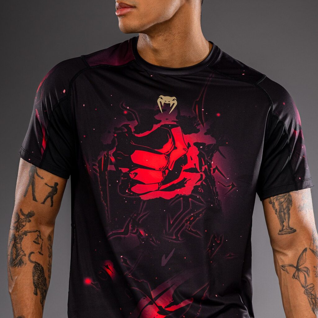 Футболка Jujutsu Kaisen x Venum Itadori Dry-Tech - Black/Red