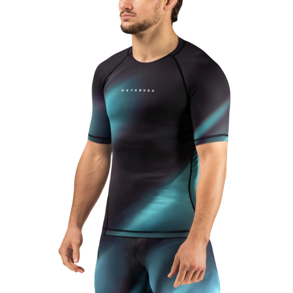 Рашгард Hayabusa Men’s Apex Nova Short Sleeve - Aurora Teal
