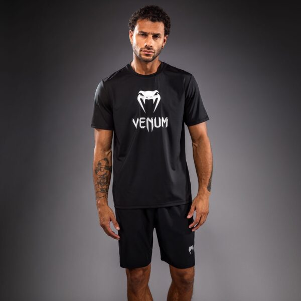 Футболка Venum Classic Dry Tech - Black/Silver
