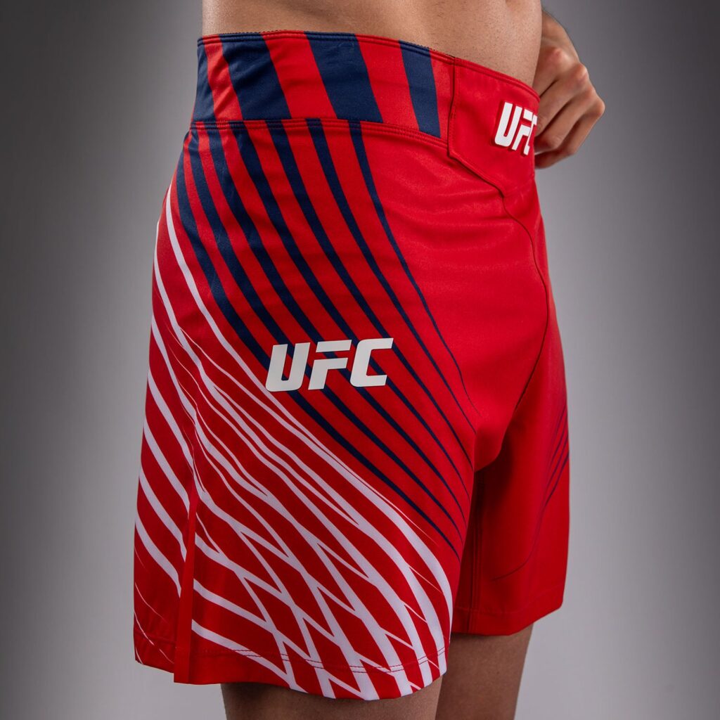 Шорты Men's Official UFC Freedom 250 by Venum Red Personalized Authentic Fight Night Fit Fight Short