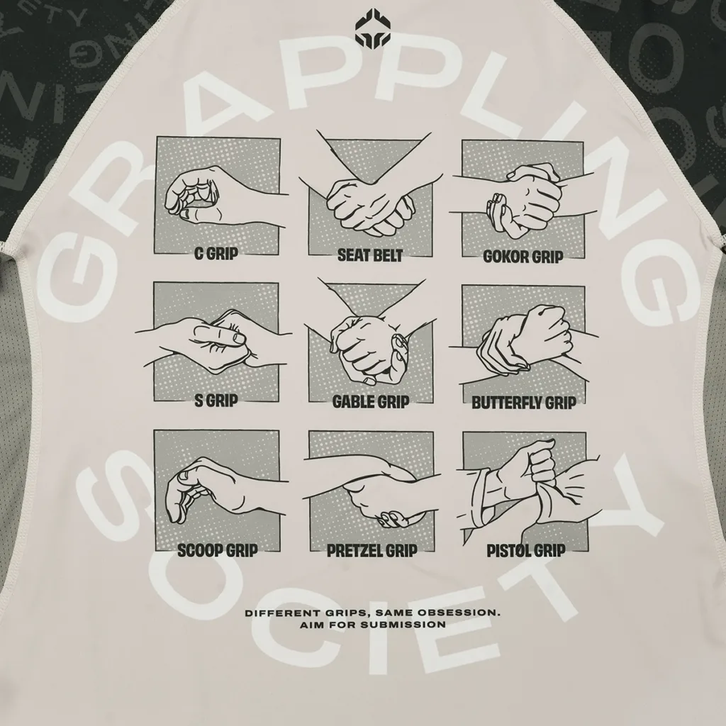 Ground Game Рашгард Grappling Society в коротком рукаве