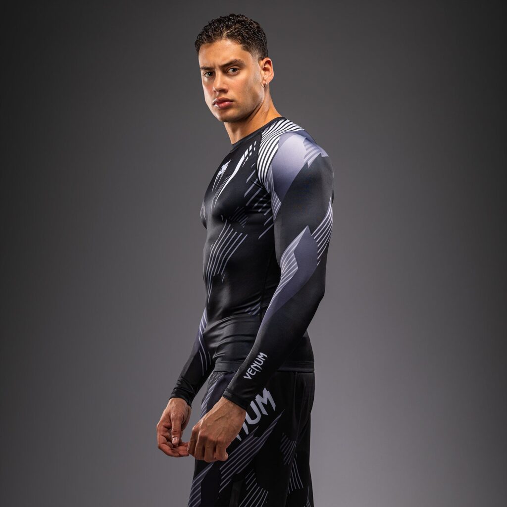 Рашгард Venum No-Gi 6.0 Long Sleeve - Black/White