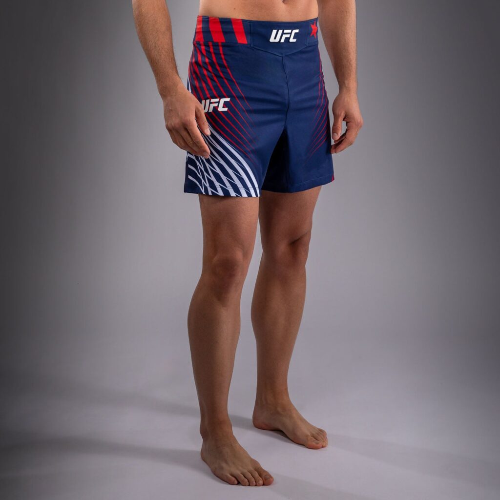 Шорты Men's Official UFC Freedom 250 by Venum Blue Personalized Authentic Fight Night Fit Fight Short