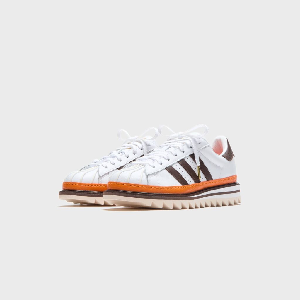 Кроссовки adidas x CLOT Superstar - White / Coffee / Uniora