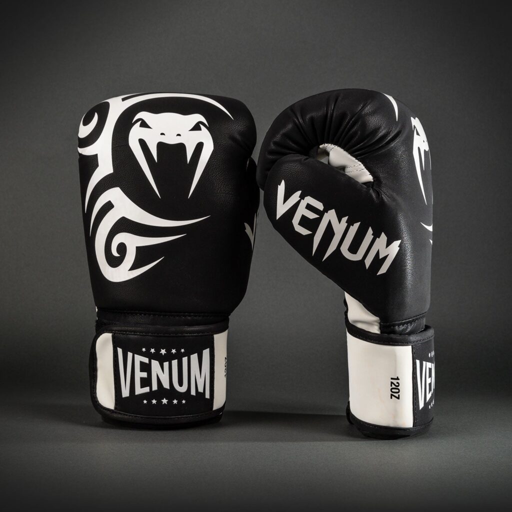 Перчатки Venum Mike Tyson Replica Boxing s - Deep Black/Optical White