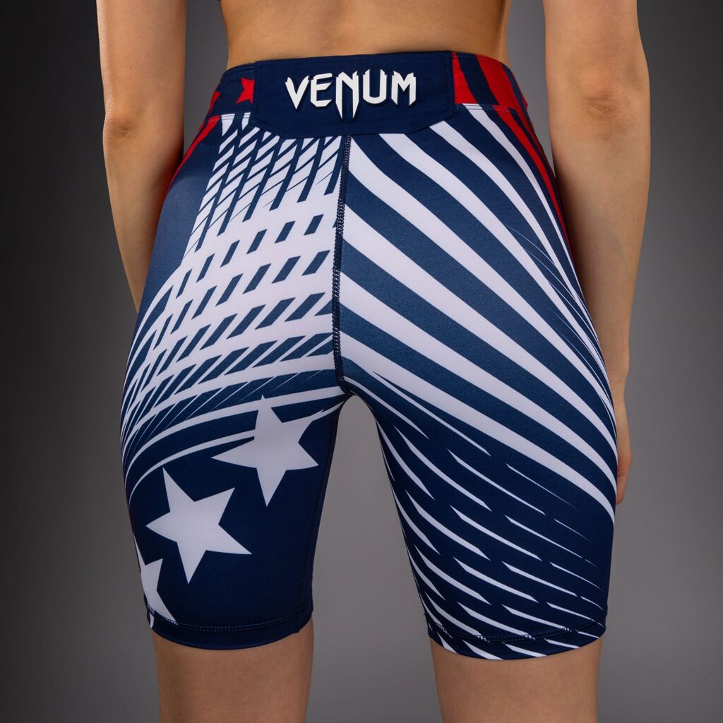 Шорты Women's Official UFC Freedom 250 by Venum Blue Authentic Long Fit Vale Tudo