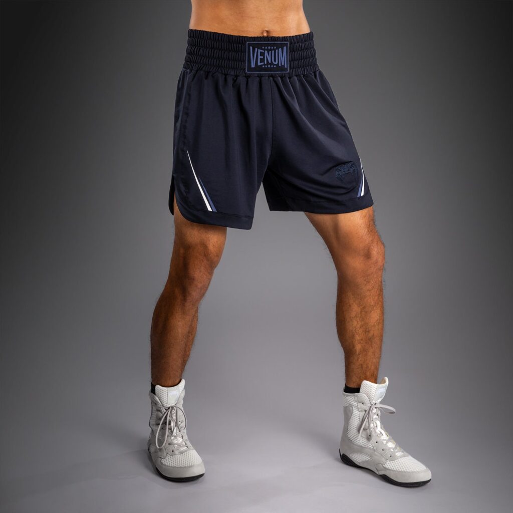 Шорты Venum G-Core Boxing - Navy Blue/White