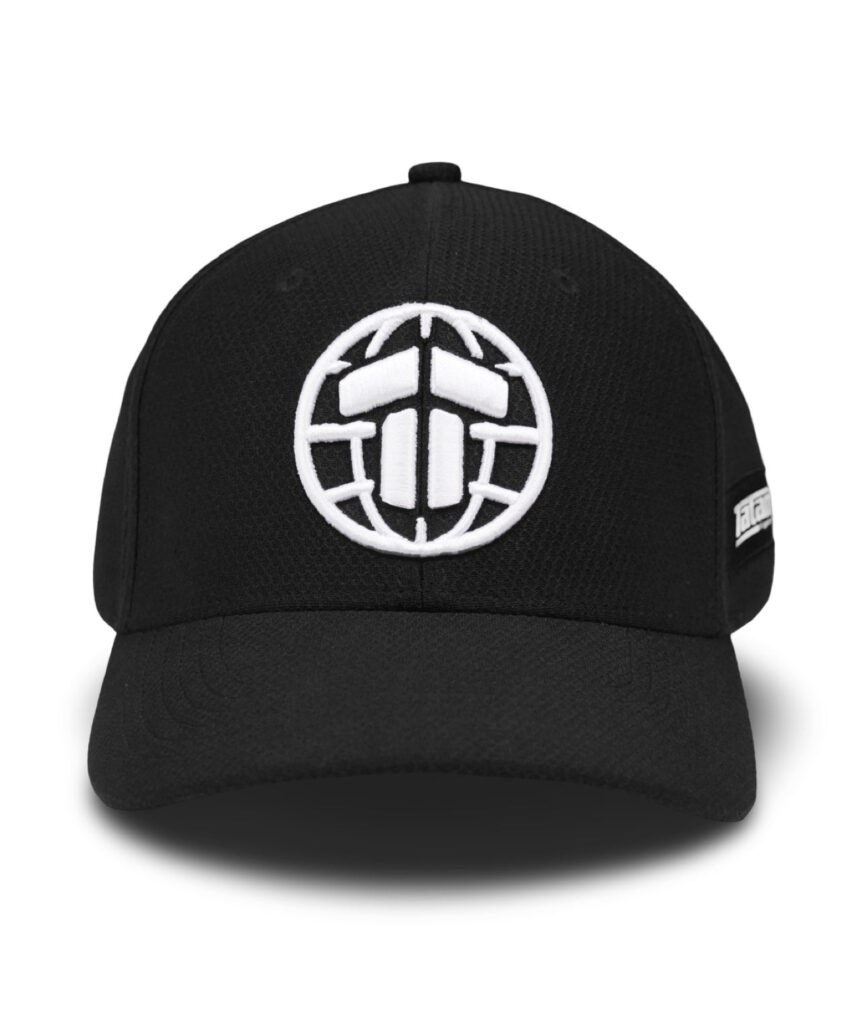 T Logo Baseball Cap - Black/White