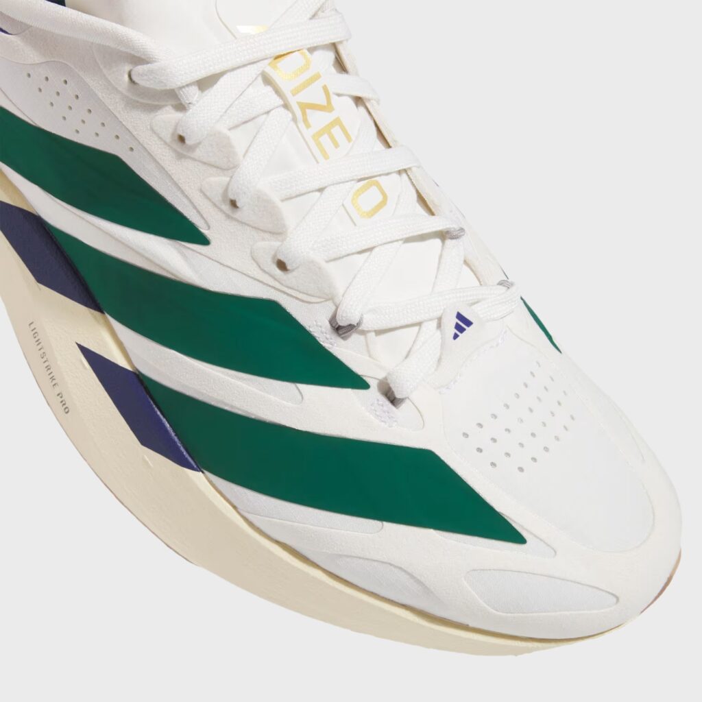 Кроссовки adidas Adizero Evo SL Exo Suede - Core White / Collegiate Green / Cream White